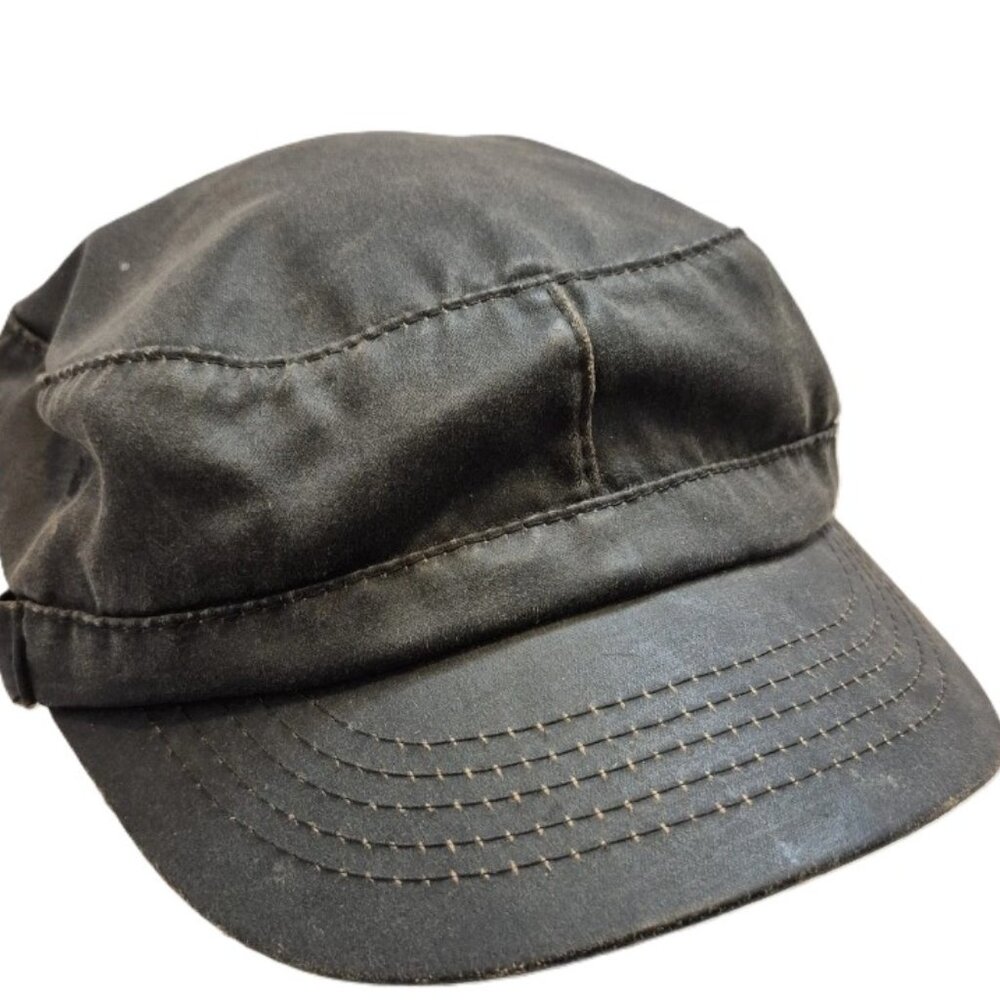 Dorfman Pacific DPC CAP HAT Leather Vintage S/M